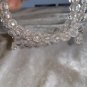 Vintage bracelets clear plastic beads 3 tier stretch Downton abbey