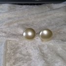 Vintage faux pearl crystal earrings So Downton abbey clip on  lot redo