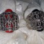 Medieval Style Vintage looking Retro spider Halloween Silver tone Marcasite ring