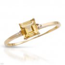 Genuine Citrine and Diamonds Crafted in Gold RETAIL $560 YOURS $119 BUY NOW!