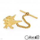 Pretty American Eagle Colibri Tie Tack made in Gold Plated Metal. Very Handsome