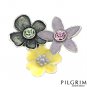 PILGRIM SKANDERBORG, DENMARK Superb Brand New Brooch With Crystals and Faux pear