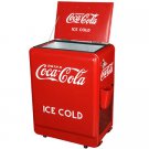 New Coca Cola replica 1932 style metal electric Coke machine - keeps drinks cold