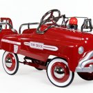 New 1940's style "SAD FACE"  childs pedal tow truck - with hook, light, chrome