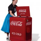 New 1932 style Coke embossed Coca-Cola refrigerator $899 shipped, ins, warranty