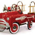 New Retro kids 1940's style red metal pedal fire truck, more pedals available