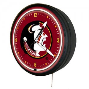 New Huge 1950's style Florida State Seminoles 20" neon clock - more teams also