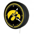 New Huge Iowa Hawkeyes 20" electric neon clock - 50+ teams and Coke available