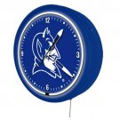 New HUGE 20" ACC Duke Blue Devils electric metal 1950's style neon clock