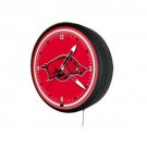 New Arkansas Razorbacks 1950's style Jumbo 20" neon electric metal clock