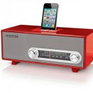New 1950's style RED Crosley Ranchero Radio with universal Ipod Iphone charger