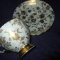 Tuscan Green Gold CHINTZ &acirc;��Triste&acirc;�� Tea Cup with Saucer England