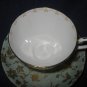 Tuscan Green Gold CHINTZ âTristeâ Tea Cup with Saucer England