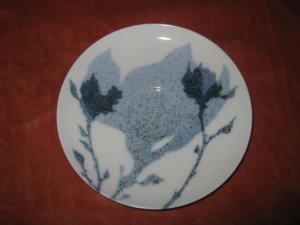 Rare Dansk Magnolia Blue Coupe 6" Saucer Plate