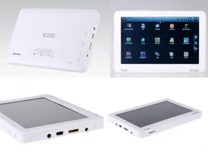 ICOO T55 5" TFT Touch Screen Android 2.2 8G Portable MID with WiFi DHMI TV (White)