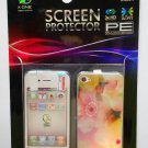 X-One Full Body Iphone 4/4s Skin with Anti-Fingerprint Technology (Matte Psychadelic Petals)