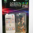 X-One Full Body Iphone 4/4s Skin with Anti-Fingerprint Technology (Matte Peacock Lady)