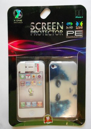 X-One Full Body Iphone 4/4s Skin with Anti-Fingerprint Technology (Matte Reincarnated Swan)