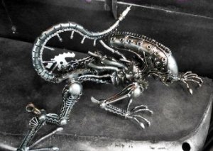 Metal Climbing Monster