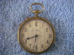 ANTQ LG POCKET WATCH  " BALTIC " DECO STYLE COMPLETE