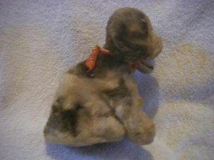 ANTQ STEIFF COCKER SPANIEL TOY DOG GLASS EYES