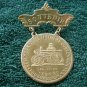 ANTQ NEW YORK FIREMEN'S CONVENTION BRASS MEDAL NEW YORK