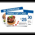 $25 Restaurant.com Dining Certificate.