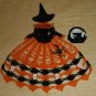 Halloween Witch Doily Girl Pattern