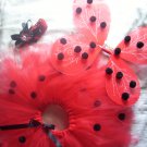Lady Bug Tutu With Accessories