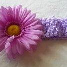 Lavender & Purple Crochet Headband
