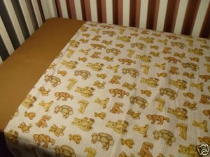 New Custom Teddy Bear Baby/Toddler Blanket and SheetSet