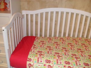 Sweet Strawberry Shorthcake Crib Bedding Set