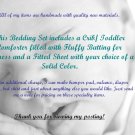 Swirls and Flowers Baby Toddler Bedding Set (NEW)