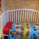 Custom Made Mickey Clubhouse Blanket & Sheet Set