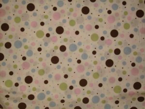 (NEW) Pretty Dots Brown, Pink, Green and Blue Bed Set