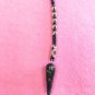 Handmade black and rose gold pendulum
