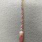 Handmade pink and white cold porcelain pendulum