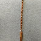 Handmade Copper and translucent polymer clay pendulum