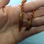 Handmade Copper and translucent polymer clay pendulum