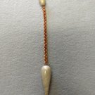 Handmade pearl white cold porcelain pendulum