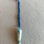 Handmade blue and gold cold porcelain pendulum