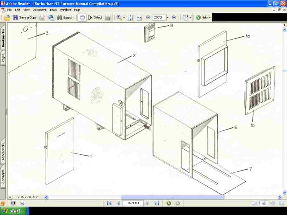 SUBURBAN RV Motor Home Furnace & Water Heater Manuals
