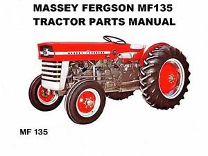 MASSEY FERGUSON MF135 PARTS MANUAL 160pg w\/ MF 135 Tractor Part List Diagrams