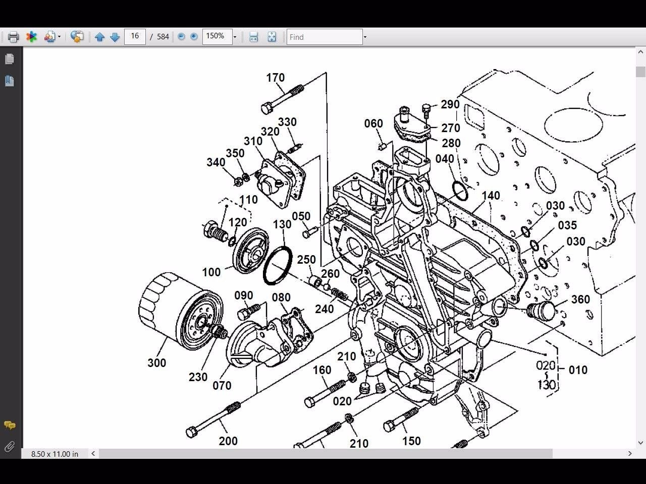 Kubota L4310 Tractor Parts Manuals 580pg For L 4310 Dt Gst Hst Service And Repair 8997