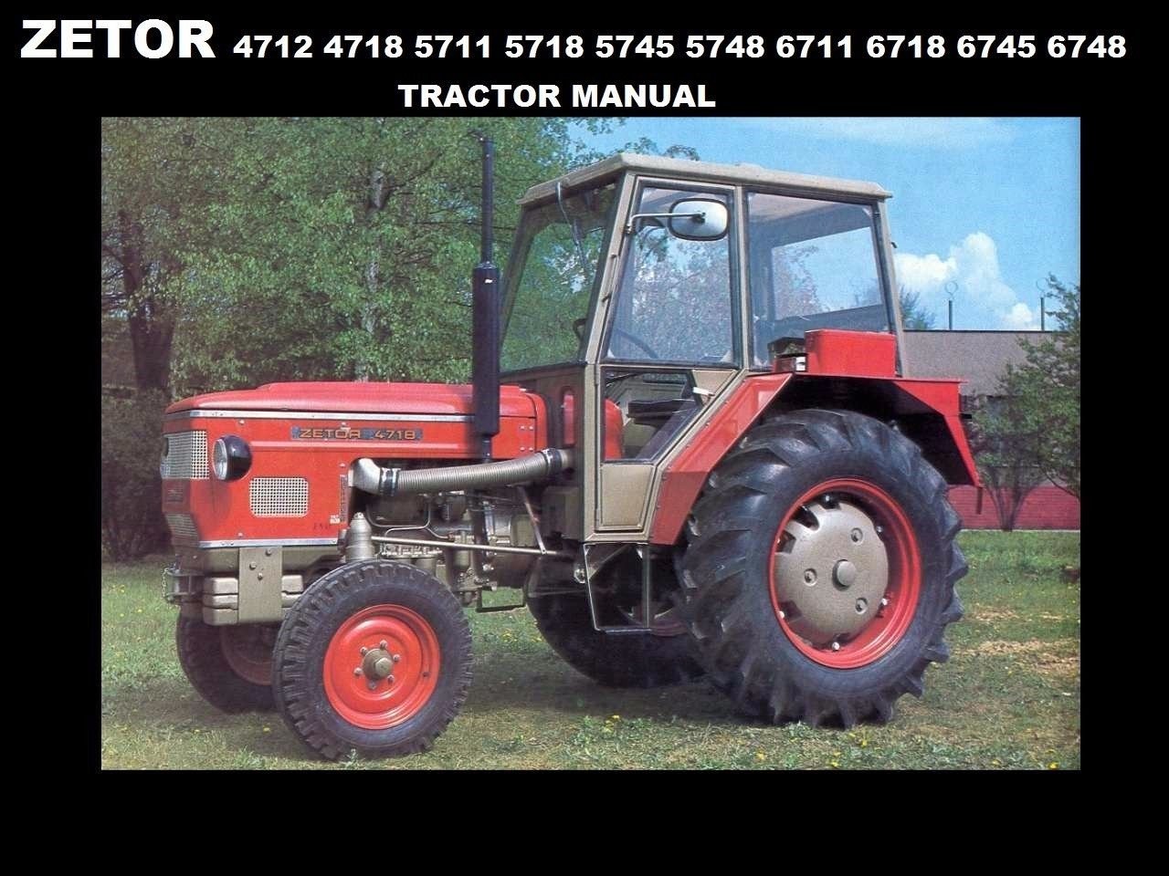 Zetor Tractor 6711 Parts Manual