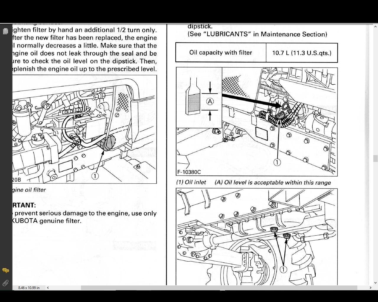 KUBOTA M4900 M5700 M6800 M9000 TRACTOR OPERATION MANUAL w/ Maintenance