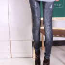 85% Nylon+15% Black Thicken Legging jeans color blue stetched Legging sexy tight long pants