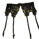 Nylon black lace Suspender