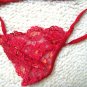 3pcs can mix color Red with black flower lace bikini lingerie Erotic Exotic Adult Lingerie