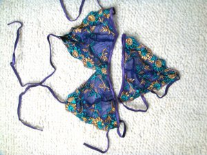 3pcs price can mix color purple with flower lace bikini lingerie with g-string teddy underwear